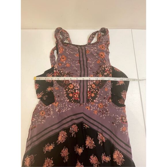 Free People women’s maxi dress lined floral size 4 - Picture 3 of 6